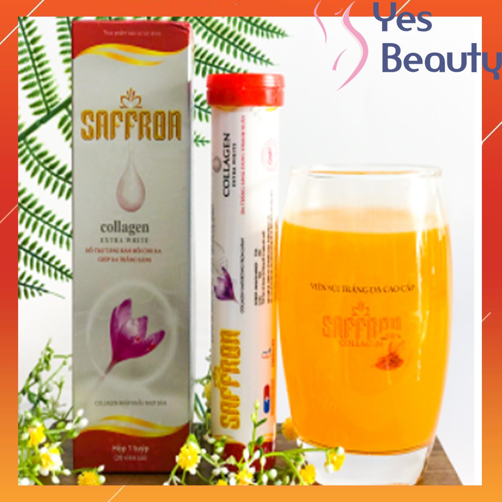 Viên Trắng Da Saffron Collagen Extra - Viên Sủi Cao Cấp Công Nghệ Nhật Bản - Chính Hãng Hộp 20 Viên | BigBuy360 - bigbuy360.vn