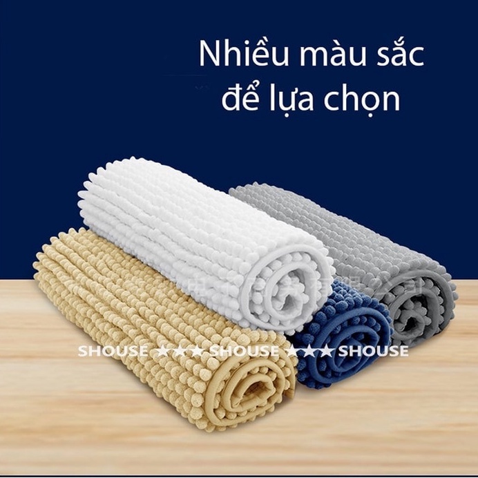 Thảm Lau Chân San Hô nhà tắm thấm nước chống trượt siêu thấm hút nước miếng giẻ dậm chùi chân giá rẻ phòng khách