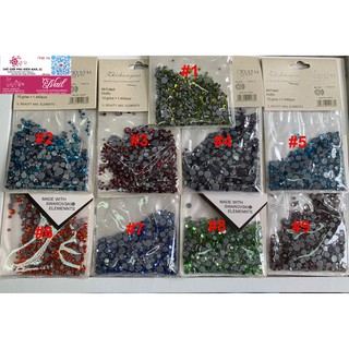Đá chân keo gắn móng siêu sáng mixsize 1440v