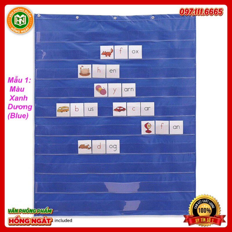 Bảng Cài Thẻ✅ Pocket Chart 10 Tầng big daddy đồ dùng giáo cụ dạy học cho giáo viên tiếng anh trong hoạt động học tập