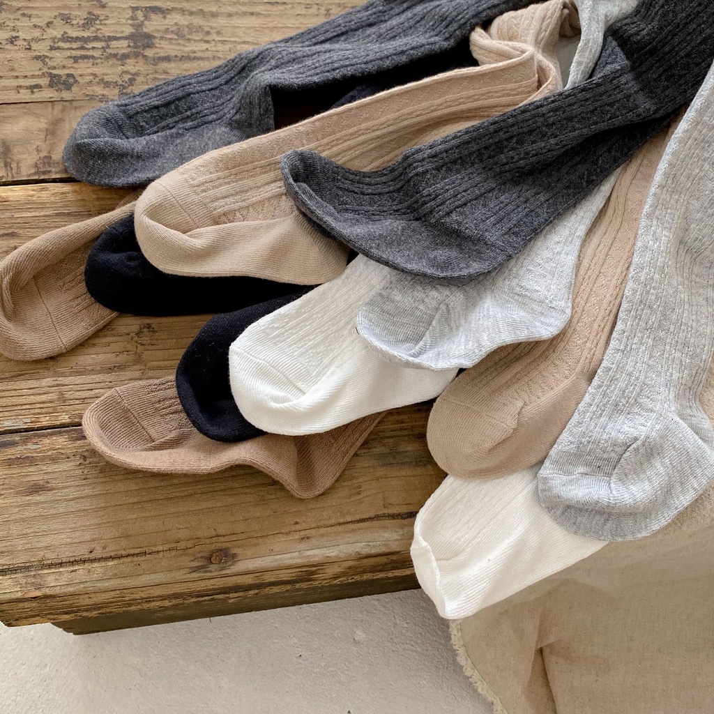 Quần Legging Lưng Cao Màu Trơn Thời Trang Xuân Thu 2022 Cho Bé Gái