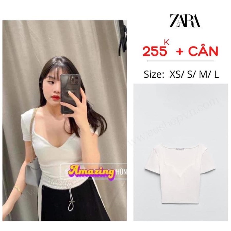 Áo thun Nữ Zara | Hàng hiệu vợt sale