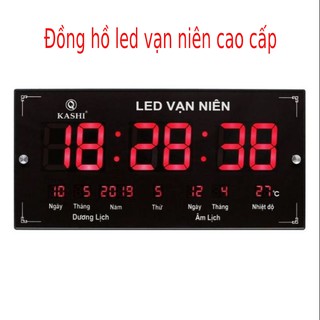 Đồng hồ treo tường Led Vạn Niên có âm lịch việt nam