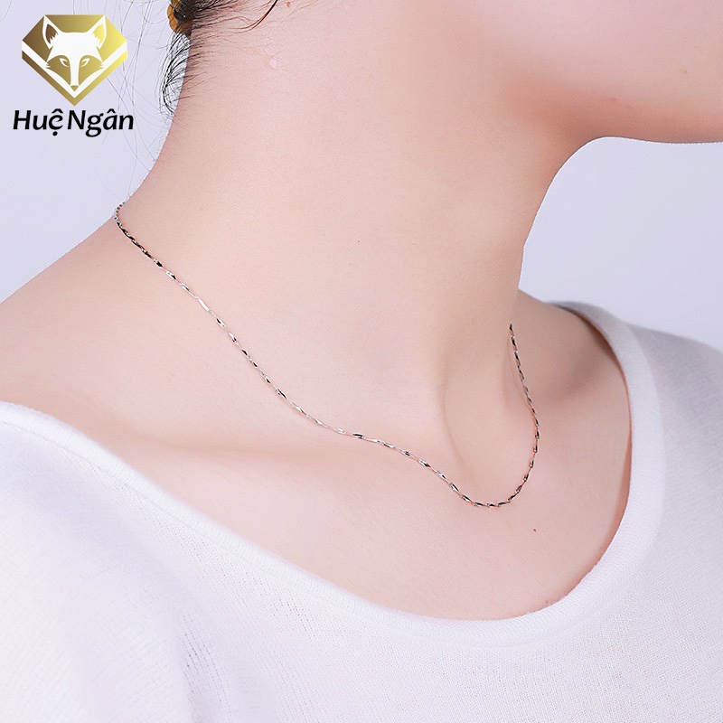Dây chuyền bạc925 Huệ Ngân Dây mưa LMZ 2.0