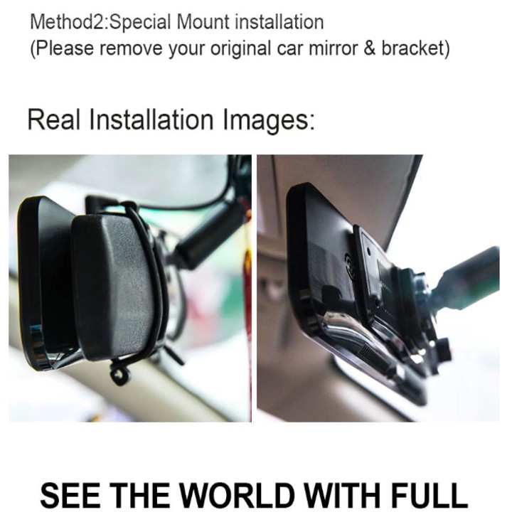 Camera hành trình gương ô tô, xe hơi thương hiệu Phisung Z55 tích hợp 4G, Wifi, màn hình cảm ứng 10 inch | BigBuy360 - bigbuy360.vn