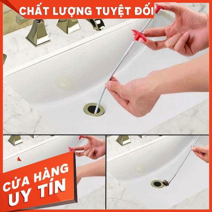 [Ảnh Thật+Video][Hàng Loại 1] Dây Thông Tắc Cống Lò Xo Gắp Rác Tiện Dụng