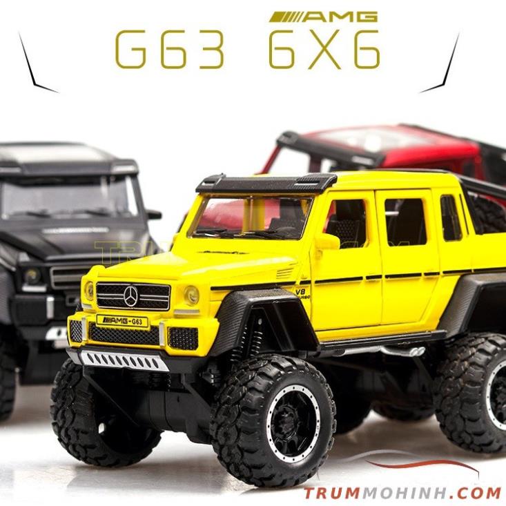 Xe mô hình hợp kim Mercedes-Benz G63 6x6 tỉ lệ 1:32 NEWAO