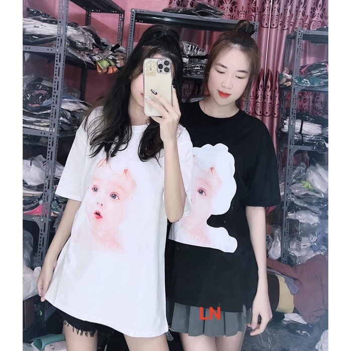 Áo phông em bé xà phòng LN11