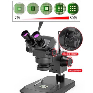 Kính hiển vi SZM 750B3 FULL BỘ ĐÈN LED VÀ LENS NÂNG CAO 0.7 HOẶC 0.5