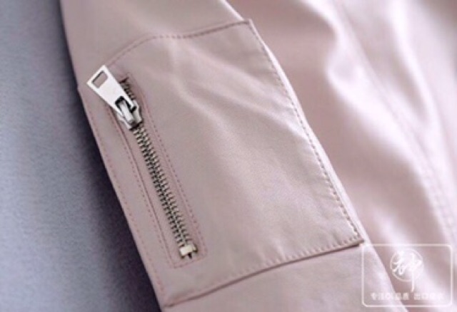 Áo khoác boomber da