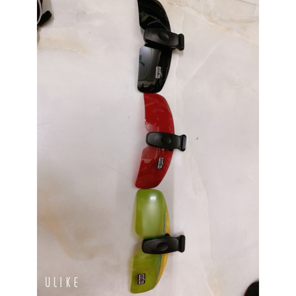 alo alo helo [xả kho] Kính kẹp mũ đi câu cá