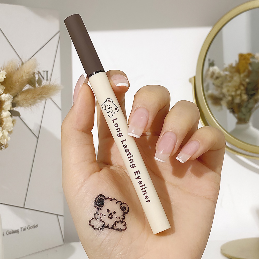 Bút kẻ mắt nước GECOMO màu đen chống nước lâu trôi | BigBuy360 - bigbuy360.vn