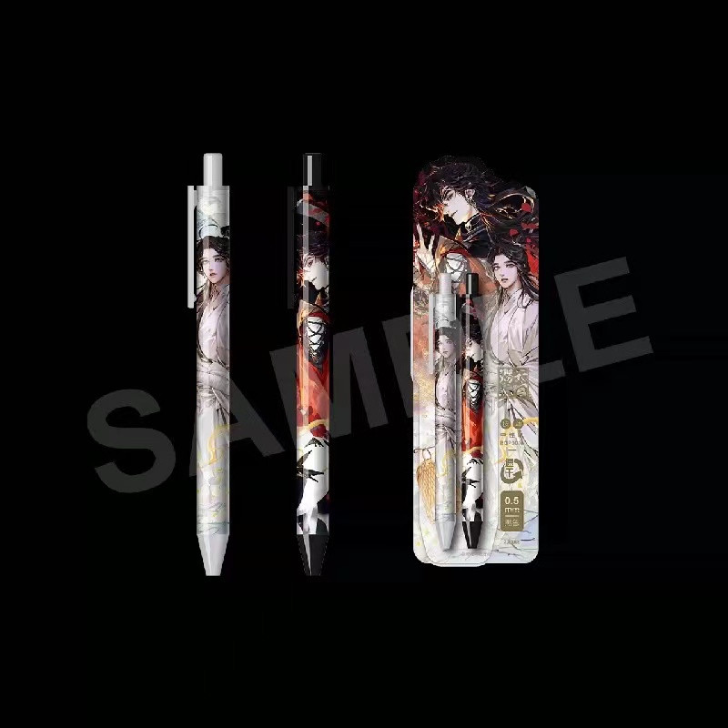 Set 2 bút bi nước Thiên Quan Tứ Phúc manhua hàng chính hãng Bilibili