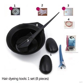 BỘ DỤNG CỤ TẨY - NHUỘM TÓC TẠI NHÀ  8 MÓN ( MINI )