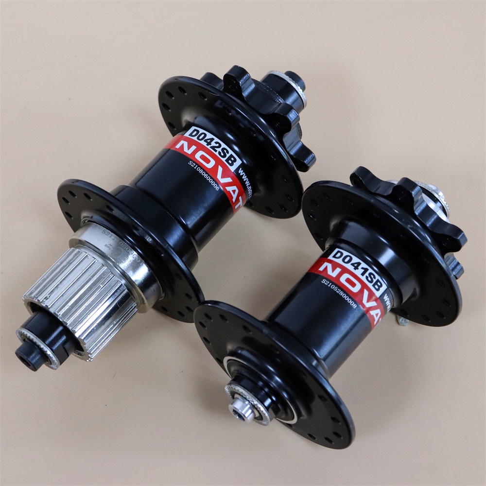 Trục Bánh Xe Đạp Trước/Sau 32 Lỗ 12 Tốc Độ Novatec D041SB D042SB MTB