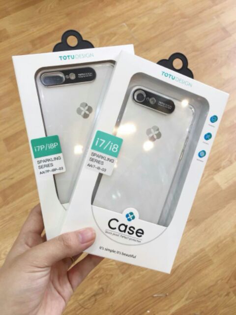 Ốp lưng Totu Design iPhone 7 bảo vệ Camea (Đen, Bạc)