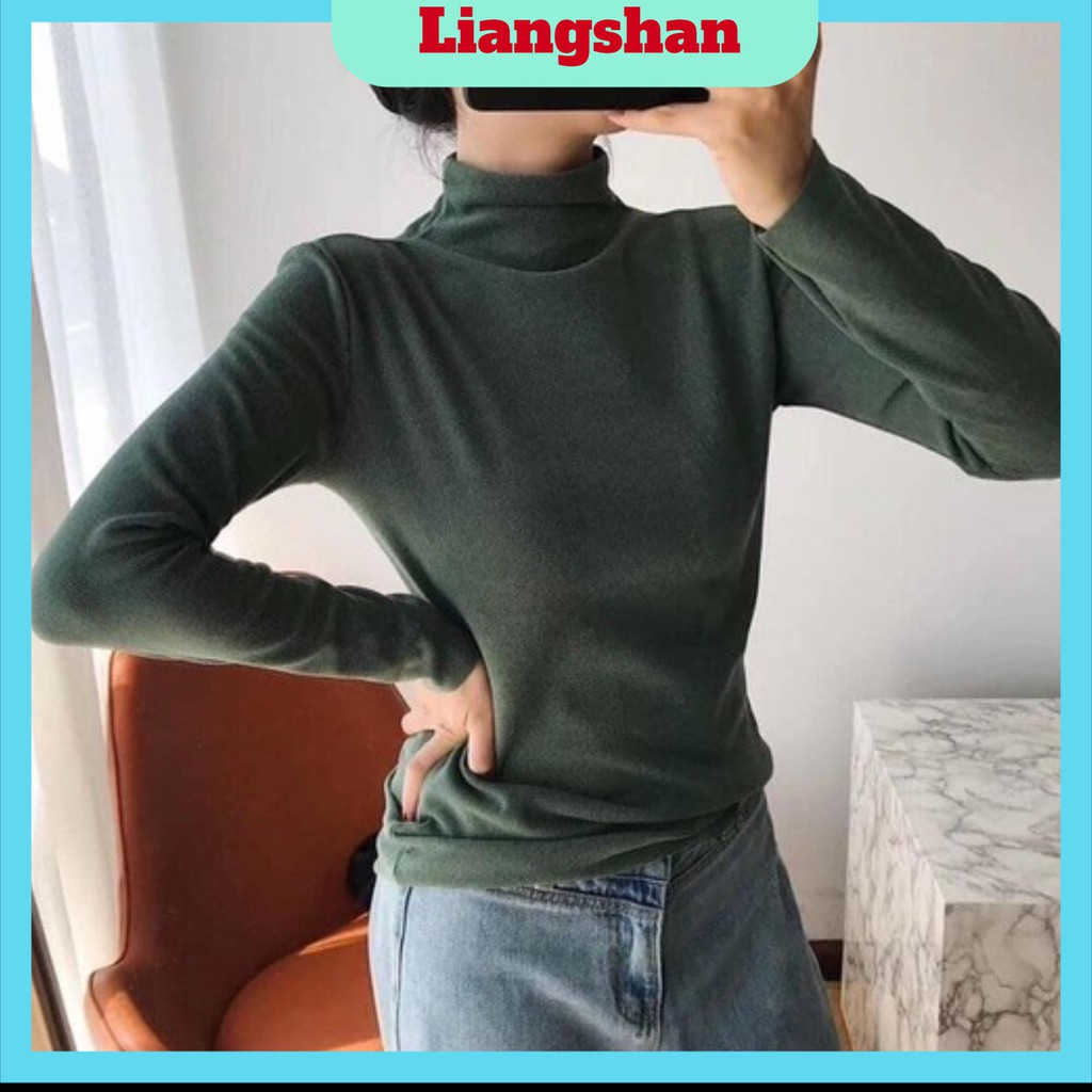 Áo giữ nhiệt nữ MoTie 🍁FREESHIP🍁Áo Len Cổ Lọ Xuất Nhật siêu mềm mịn