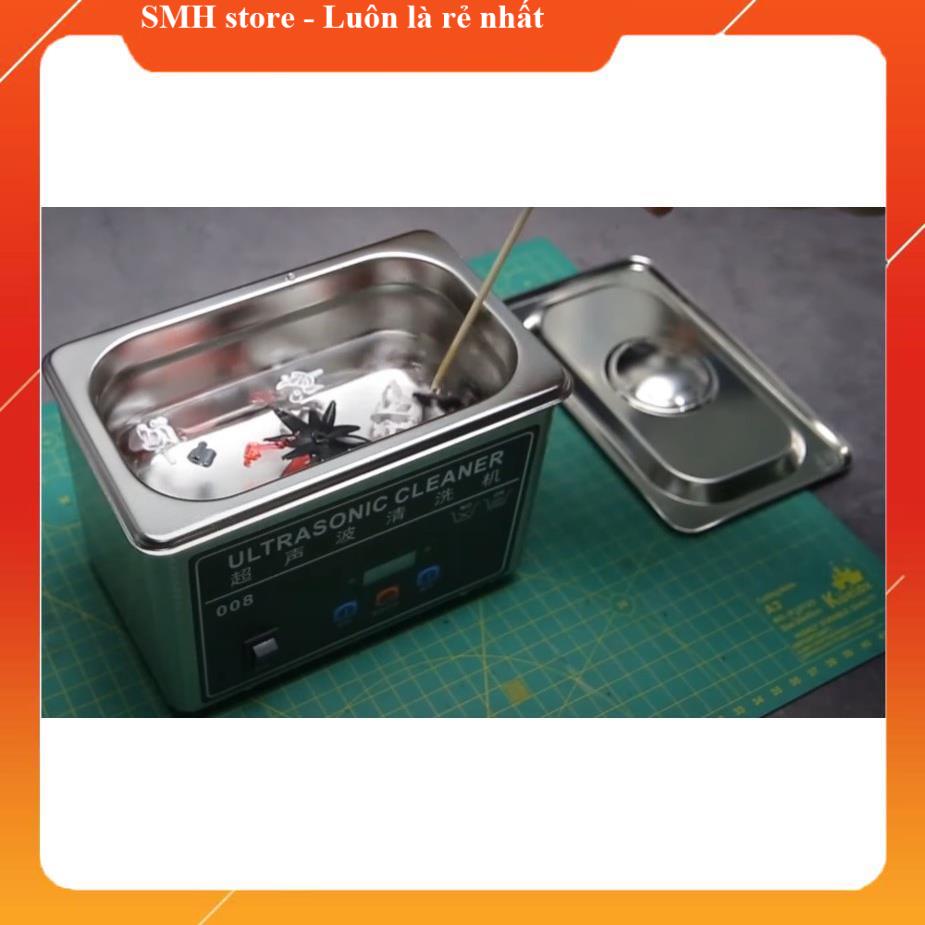 Máy tẩy rửa làm sạch part tẩy sơn Mini 008 Ultrasonic Cleaner