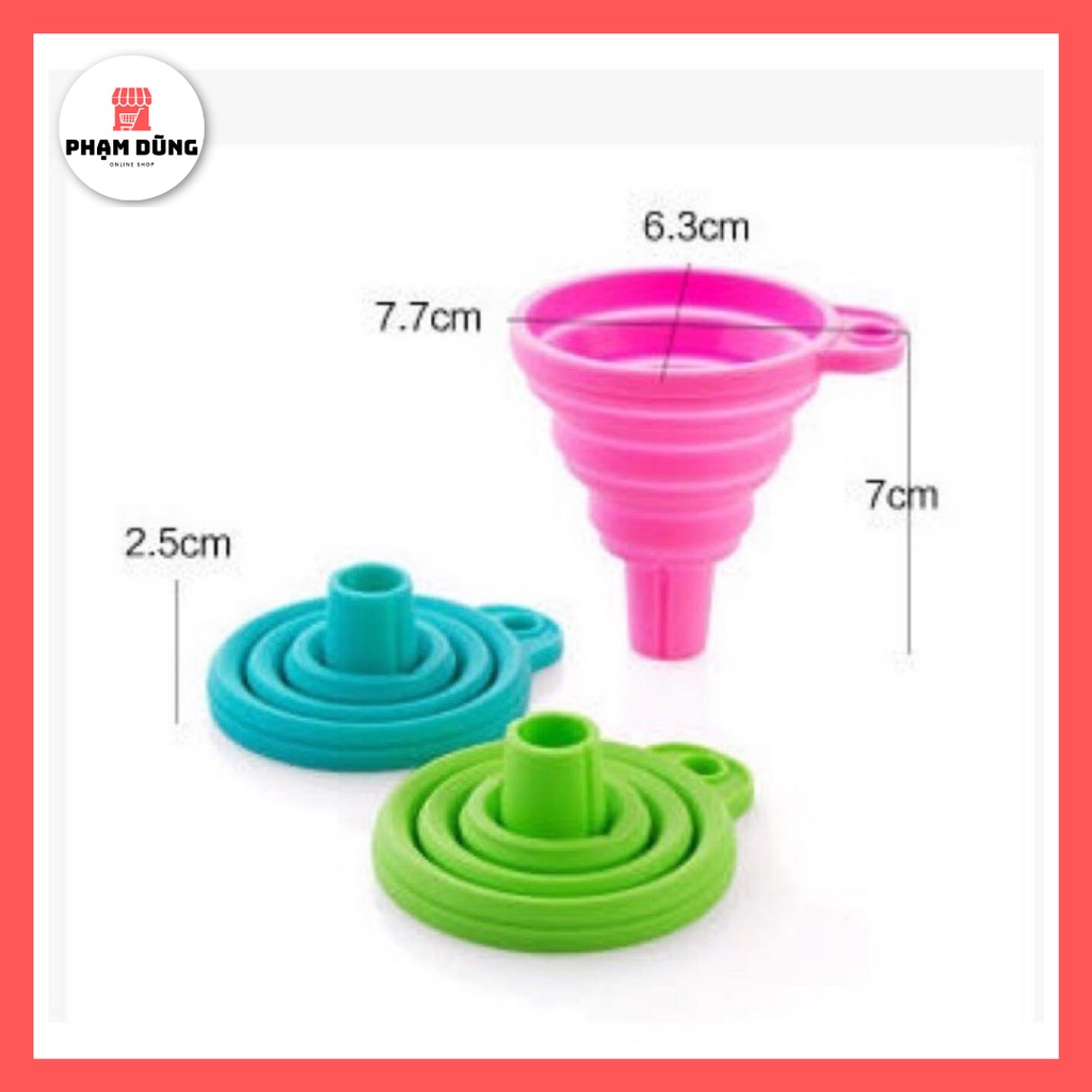 Phễu Gấp Gọn Thông Minh Chất Liệu Silicon