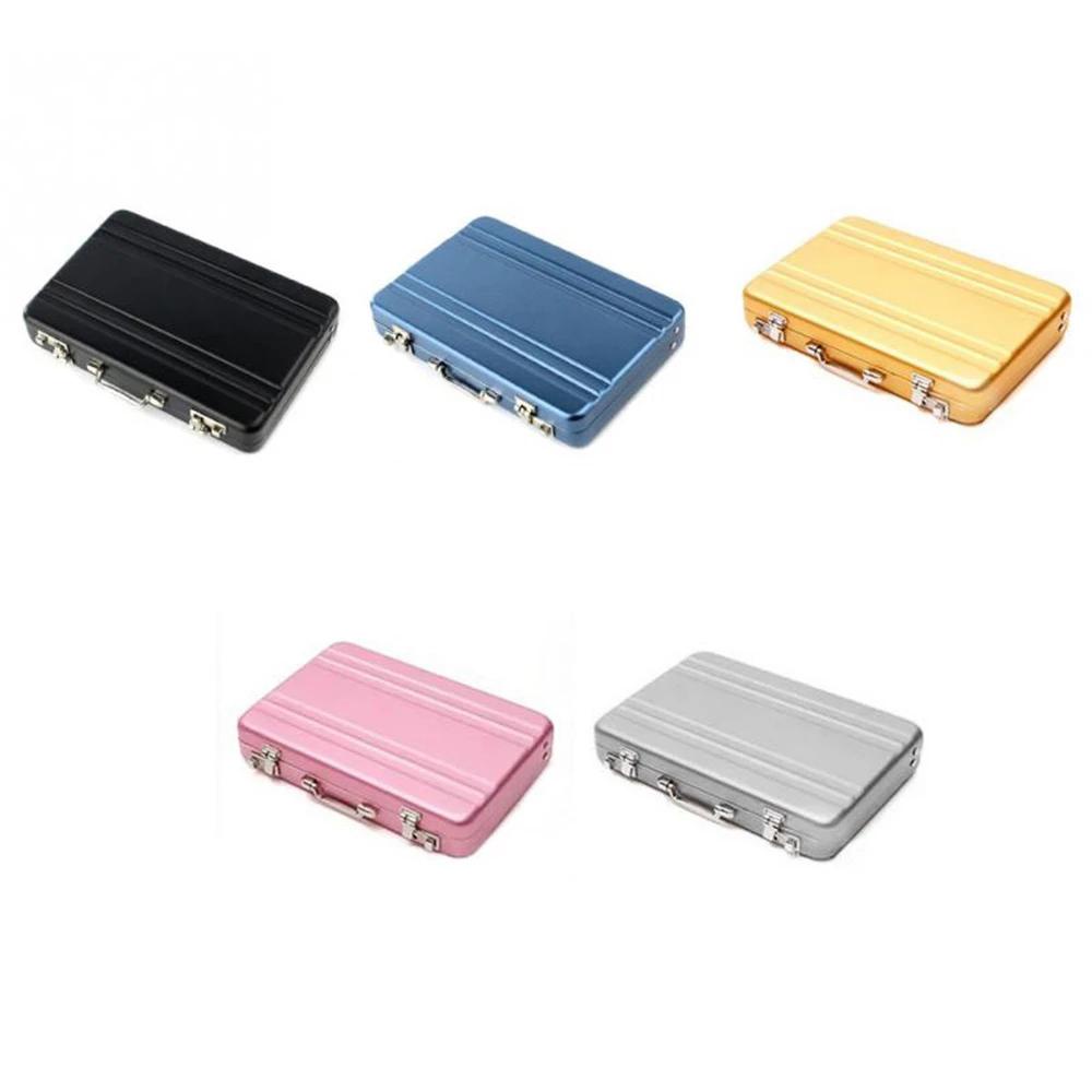 Hộp Nhôm Đựng Thẻ Tín Dụng / Danh Thiếp Mini Màu Đen