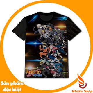 Áo phong teen , Áo thun đen in hình Anime Naruto Truyền Kỳ - Naruto shippuuden. Áo Unisex phù hợp cho Nam Nữ