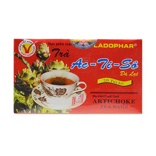 Trà thanh nhiệt Actiso Lâm Đồng -hộp 20 túi lọc-giúp mát gan,thông mật,lợi tiểu