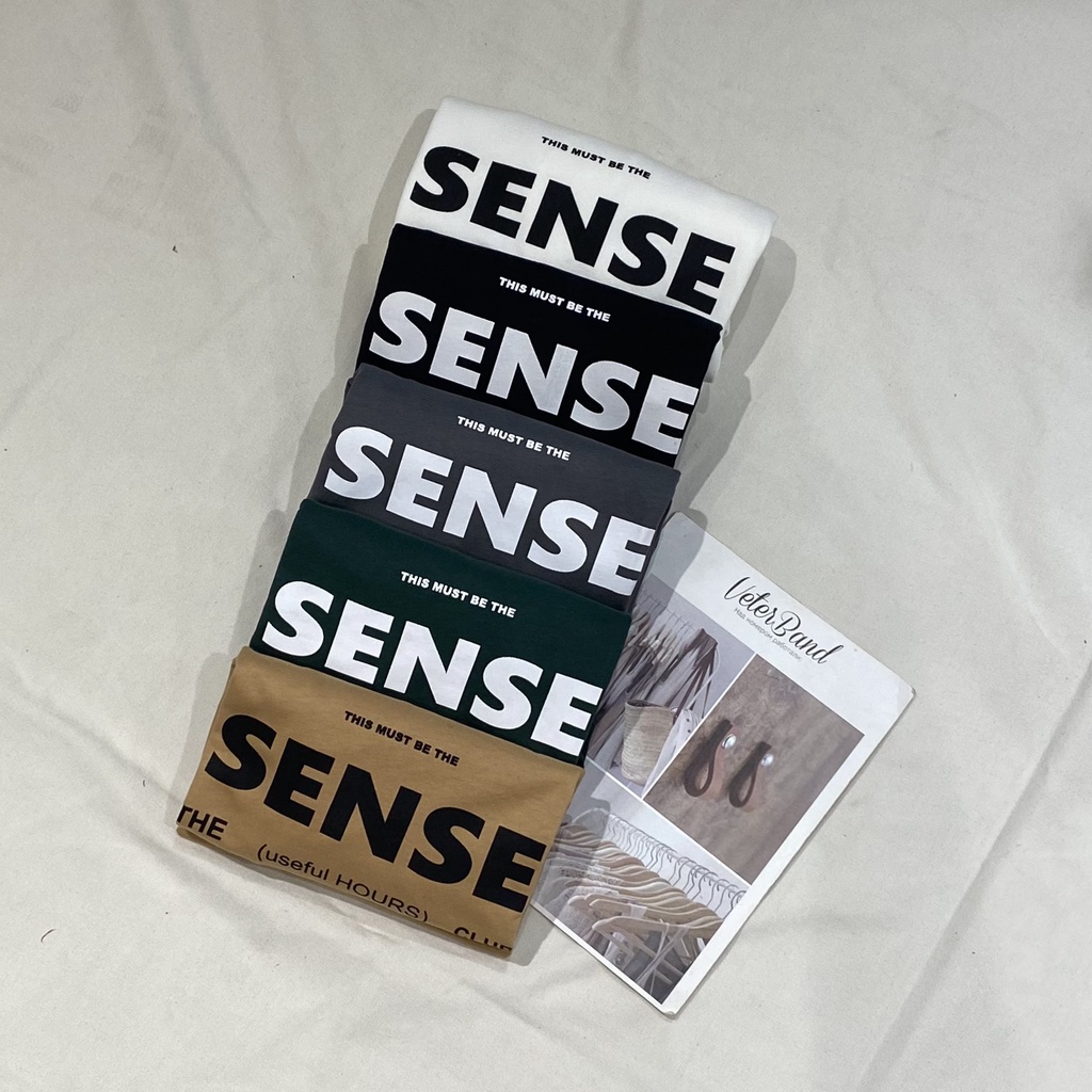 Áo thun tay lỡ SENSE Áo thun Quảng Châu In Unisex phông nam nữ oversize Hàn Quốc, Áo thun tay lỡ in unisex