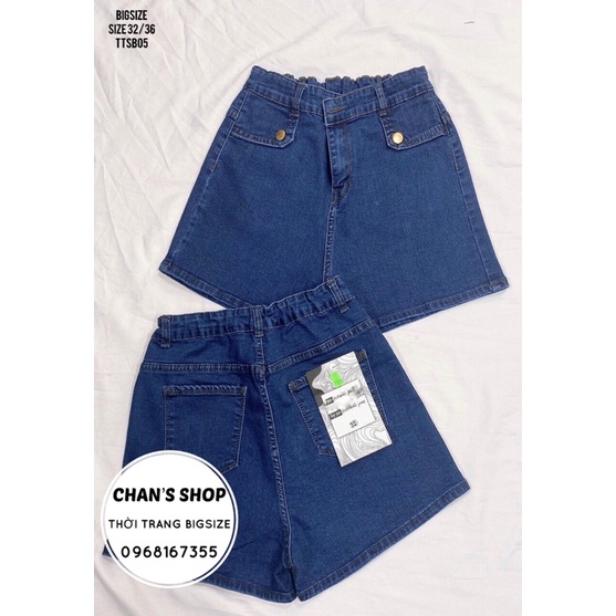 BIGSIZE 60-90kg QUẦN SHORT JEANS