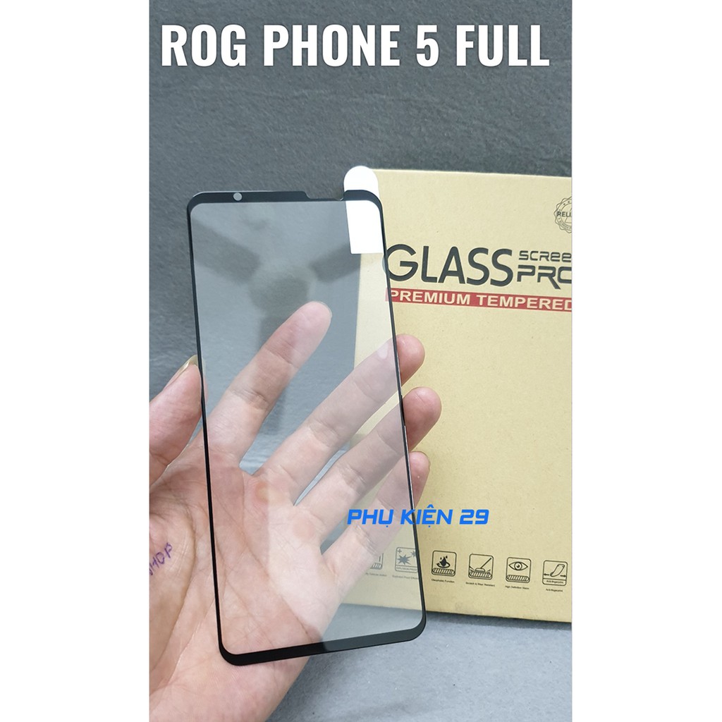 Kính cường lực FULL màn FULL keo 5D Glass Pro+ 9H