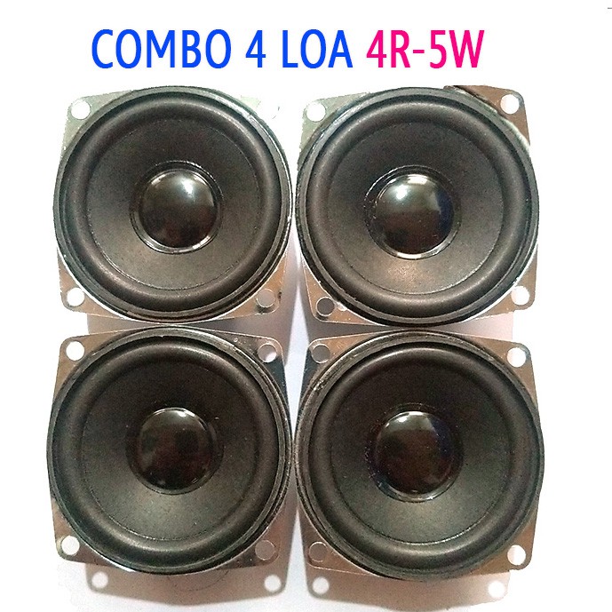 Loa Bass vi tính 5W 4R Combo 4 loa .