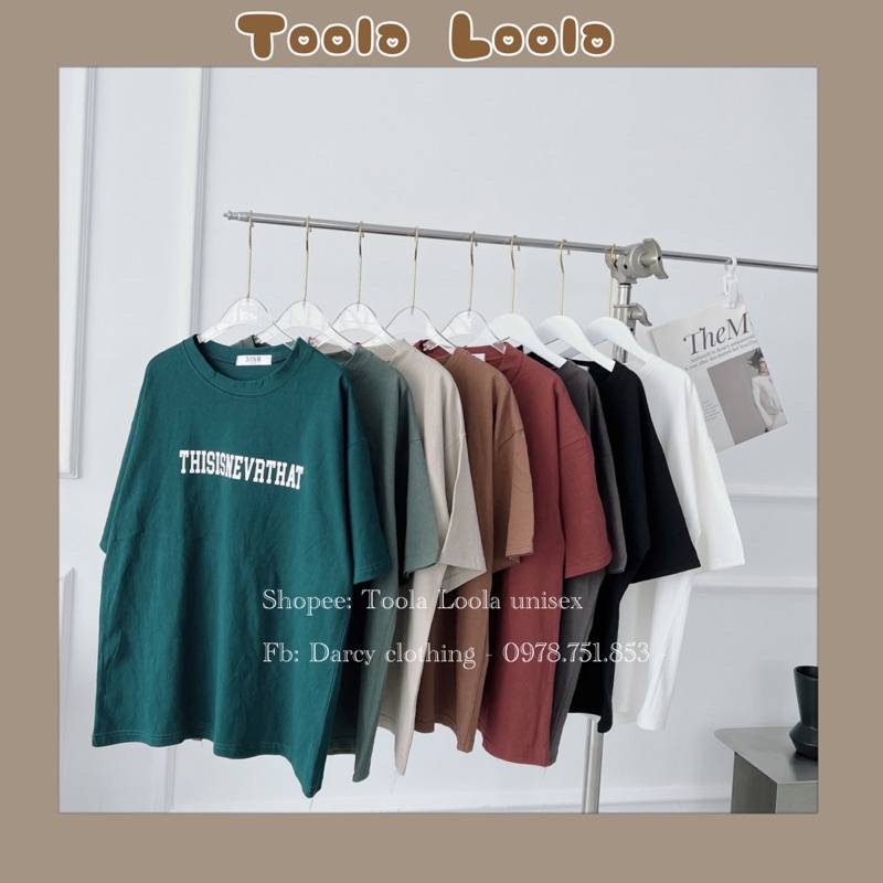 Áo Phông Quảng Châu Chữ THIS IS NEVER THAT, Thun 3158 Basic,  bigsize nhiều màu, Đồ đôi nam nữ