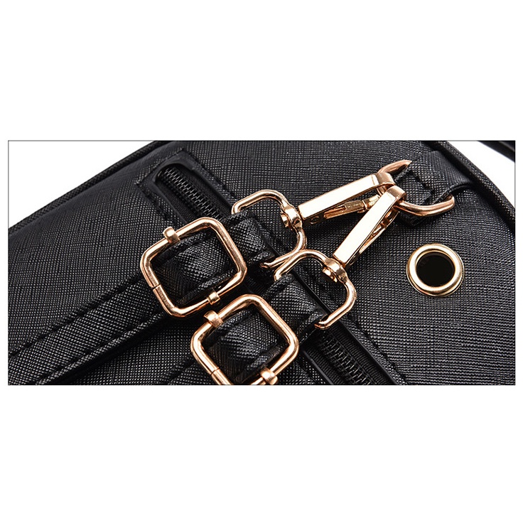 Chuwanglin Women's Multifunction Cartoon Leather Backpack