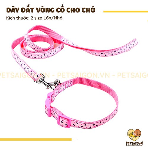 BỘ DÂY DẮT VÀ VÒNG CỔ CHO CHÓ MÈO