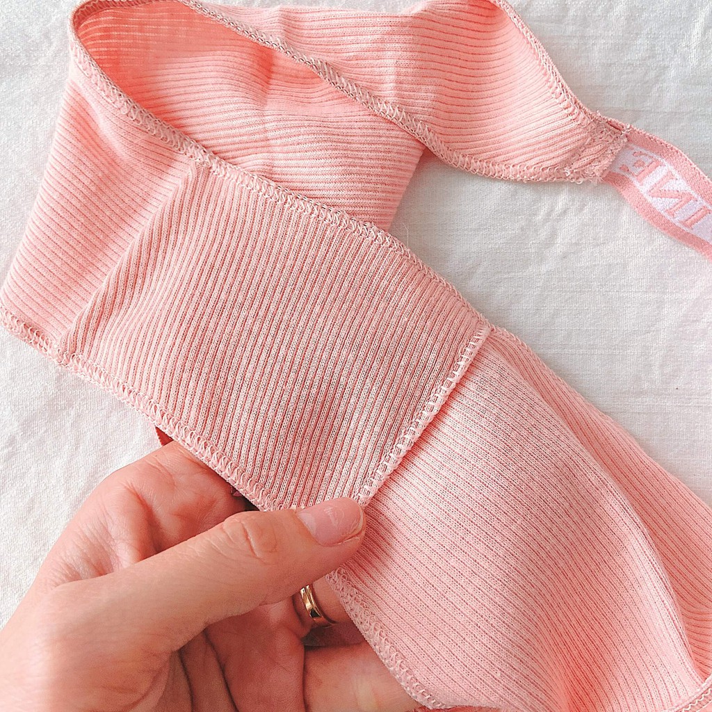 Quần lót cotton nữ lọt khe viền chữ - QL069 | BigBuy360 - bigbuy360.vn