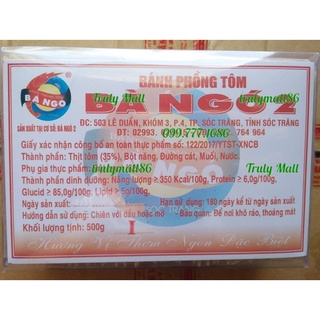 500gr Bánh Phồng Tôm Bà Ngó 2 - Đặc Sản Sóc Trăng