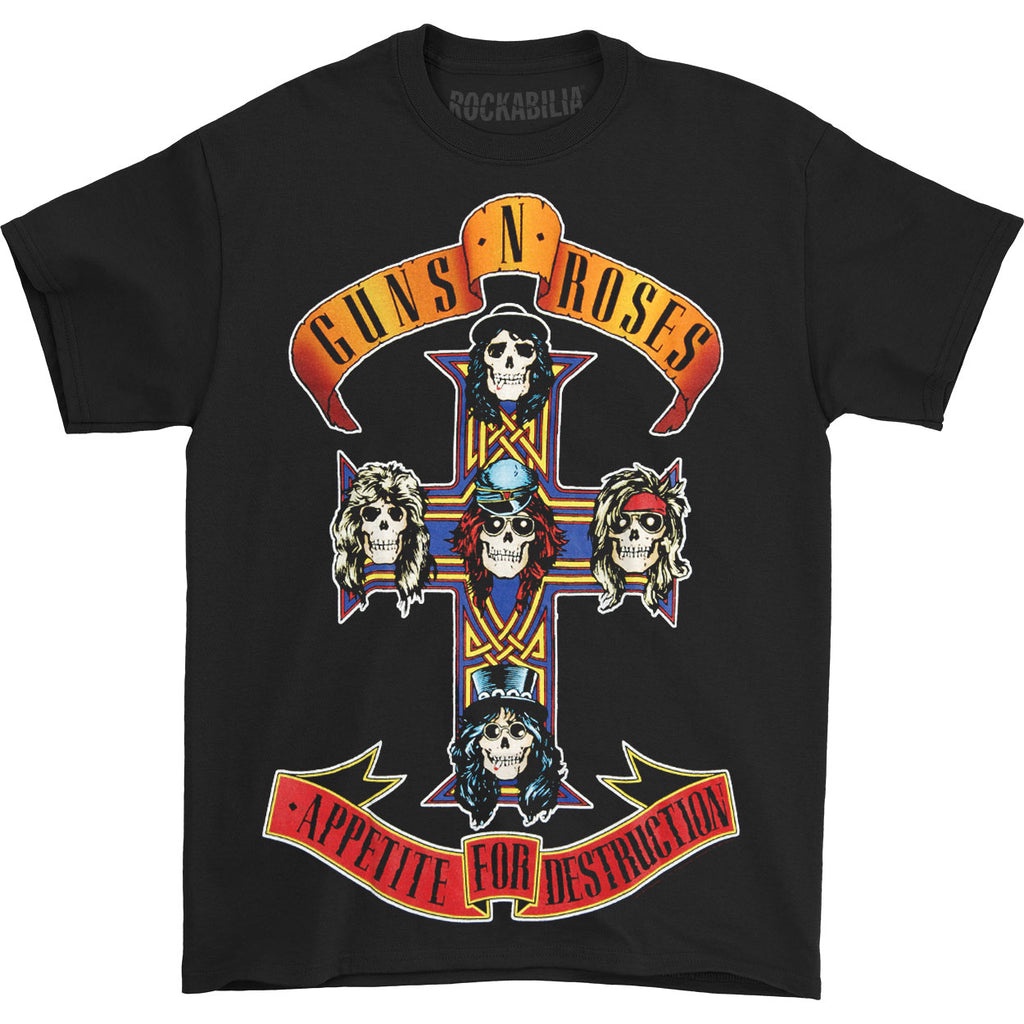 Áo Thun In Hình Nhóm Nhạc Guns N ROSES Cá TínhÁo Thun Cỡ Lớn In Chữ Thập Thời Trang Cho Nam Và Nữ