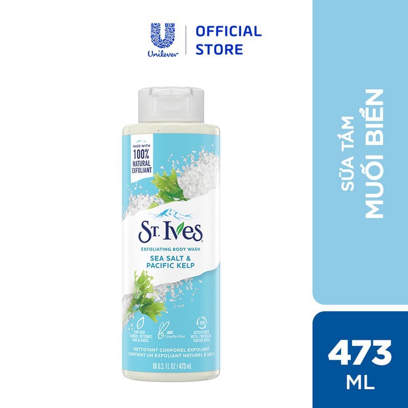 Sữa Tắm St.Ives Tẩy Tế Bào Chết Dịu Nhẹ Dưỡng Da - St. Ives Soothing Body Wash 473ml