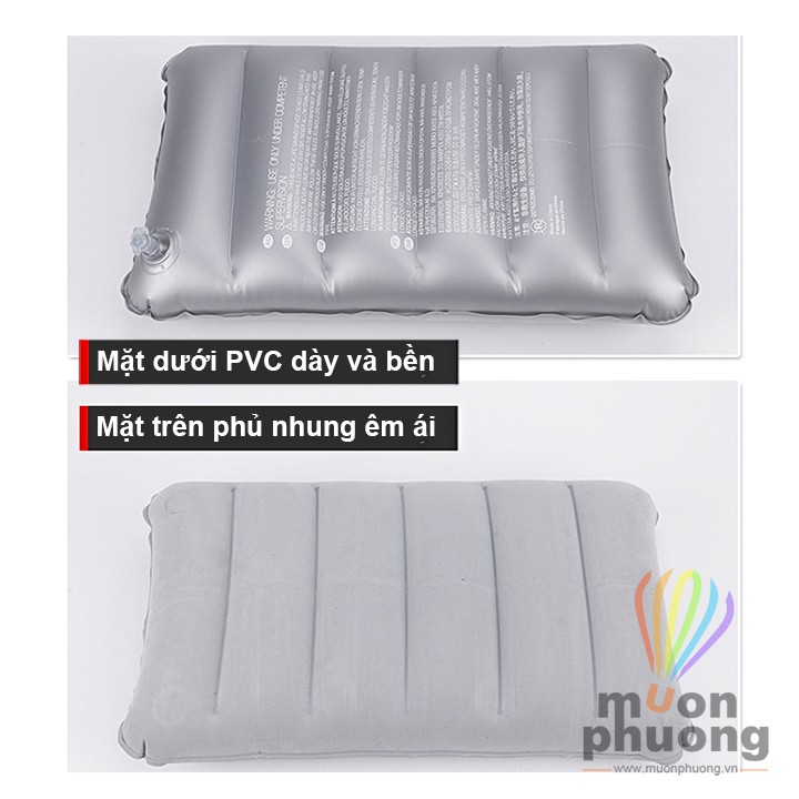 [FRSHIP 20K] Gối hơi văn phòng du lịch dã ngoại PVC - MUÔN PHƯƠNG SHOP | BigBuy360 - bigbuy360.vn