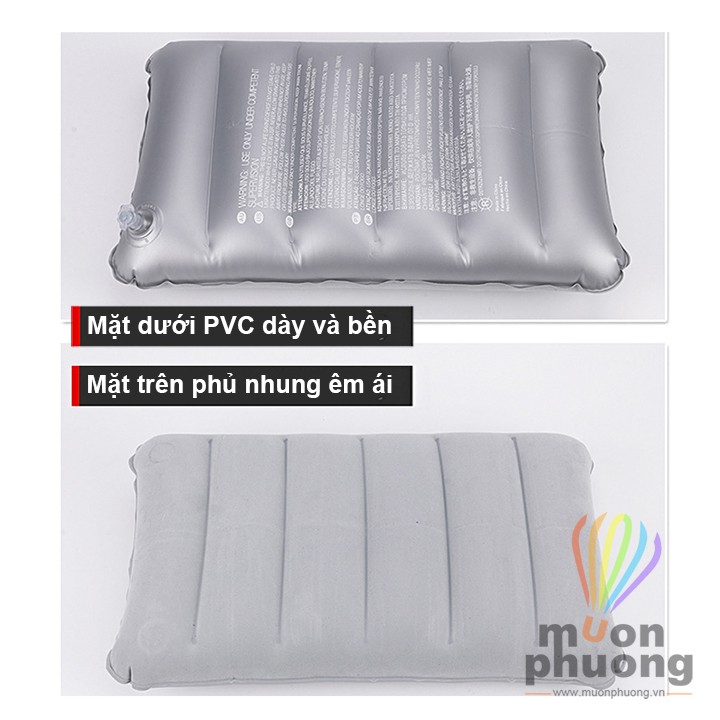 [FRSHIP 20K] Gối hơi văn phòng du lịch dã ngoại PVC - MUÔN PHƯƠNG SHOP