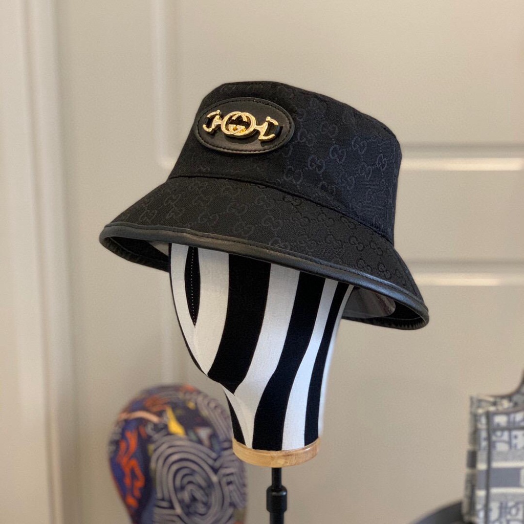 Mũ Bucket Gucci Chống Nắng Thêu Chữ Thời Trang Cao Cấp Cho Nam Nữ
