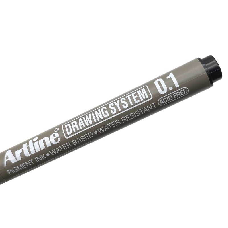 Bút Vẽ Kỹ Thuật 0.1 mm - Artline EK-231-BK - Màu Đen