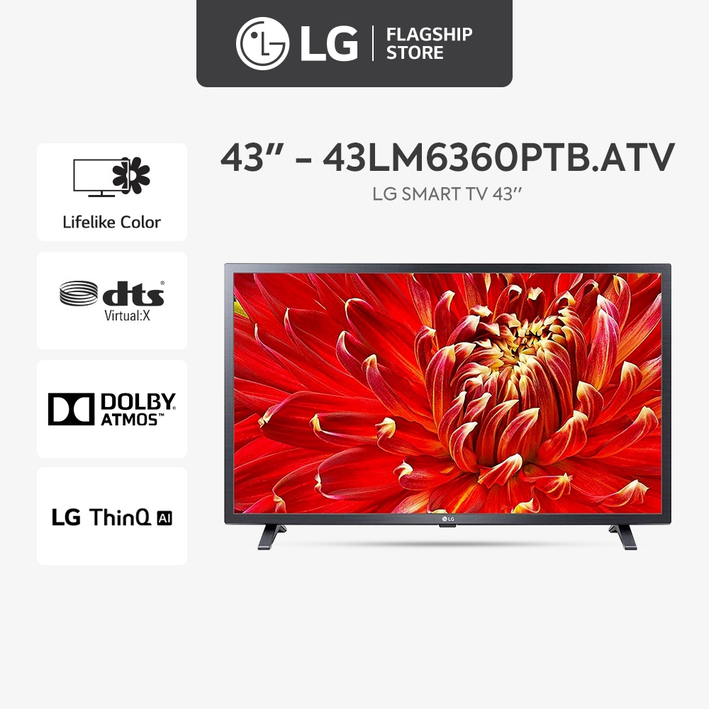 Smart TV LG 43 inch 43LM6360PTB