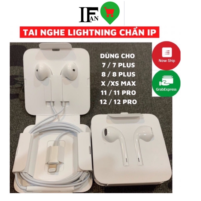 Tai Nghe Điện Thoại Táo Cổng Lightning Dòng 7/8/X/ Xsmax/ 11 / 11Promax/ 12 / 12 ProMax /13 /13 Pro Max Bảo Hành 12 Thá