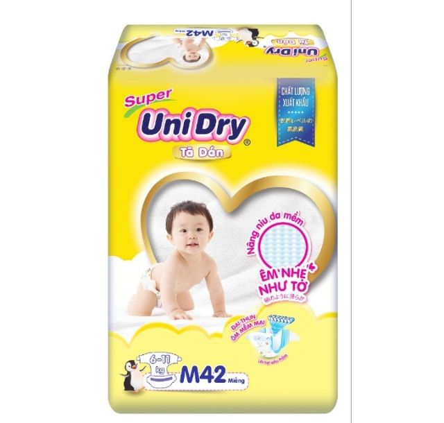Tã dán Unidry size S48  M42  L38  XL34 miếng