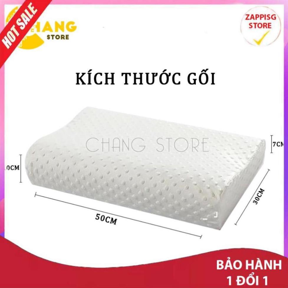 Sale Gối Cao Su Non Chống Ngáy Người Lớn Mềm Mại Êm Ái bảo hành uy tín