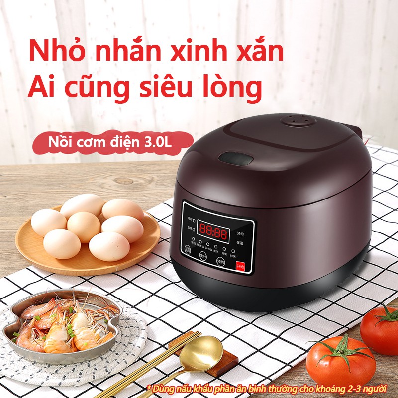 EP22Nồi cơm điện gia đình dung tích 1.2L có hẹn giờ nấu cơm điện gia dụng nhà bếp mini sinh viên nhà trọ | BigBuy360 - bigbuy360.vn