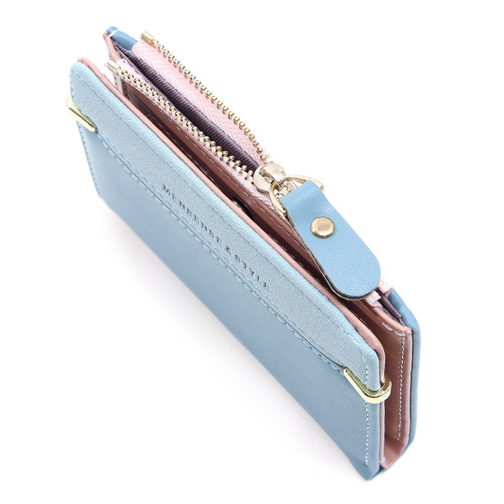 Ví Ngắn Đựng Thẻ Thiết Kế Nhỏ Gọn Thời Trang Dành Cho Nữ Giá Đỡ