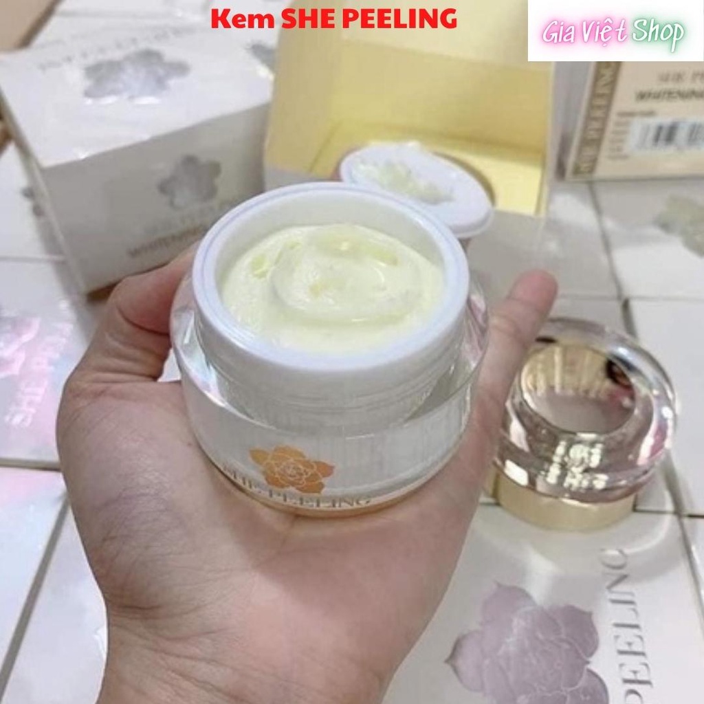 Kem SHE PEELING Tái Tạo Da - Tái Sinh Làn Da Trắng Mịn