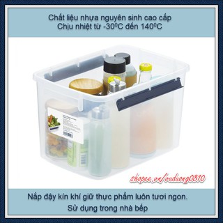 Thùng Đựng Thực Phẩm Inochi 10L-18L-30L ❤️❤️❤️  nắp đậy kín khí giữ thực phẩm luôn tươi ngon (giao màu ngẫu nhiên)
