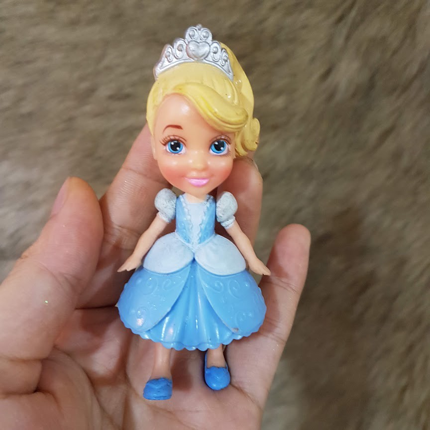 {Xã Lỗ} Búp Bê Disney 9 cm Princess Mini Toddler (mẫu ngẫu nhiên, dính mực)